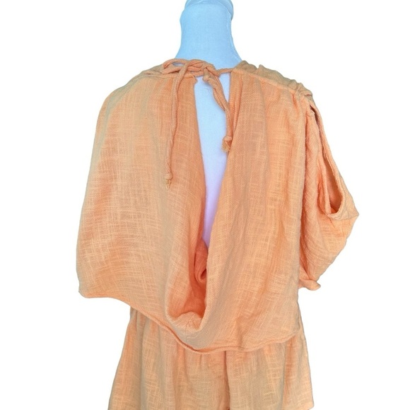 Free People - Pietro Tie Back Romper Sz M - Picture 7 of 9